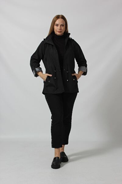 Moda berray Büyük Beden Trençkot