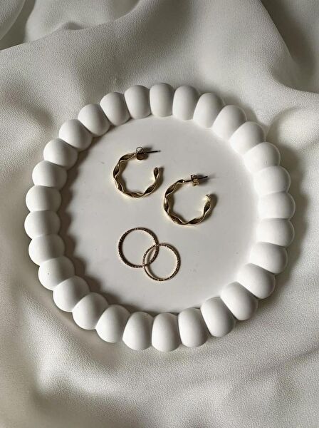 AYME Decoration Dekoratif Tabak ve Kase