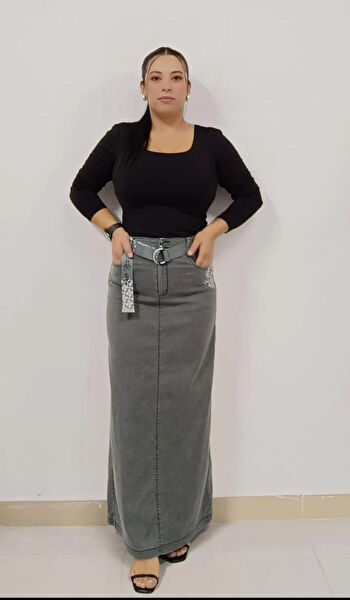 AKŞEN GİYİM Büyük Beden Etek