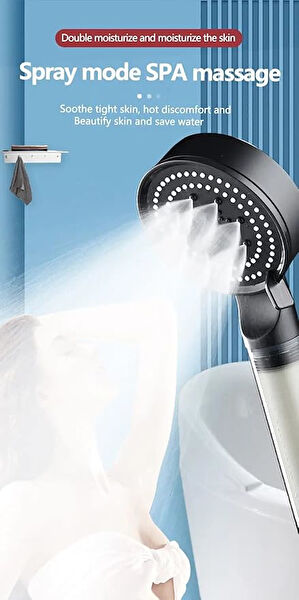 AKCAKESE Duş Başlığı, Spirali, Seti