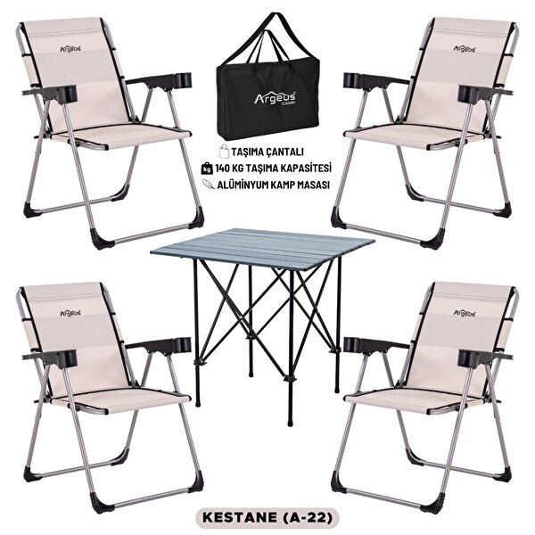 Argeus Kamp Sandalyesi, Taburesi