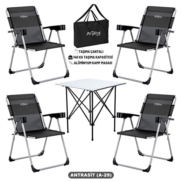 Argeus Kamp Sandalyesi, Taburesi