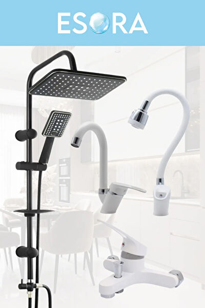 ESORA Duş Başlığı, Spirali, Seti