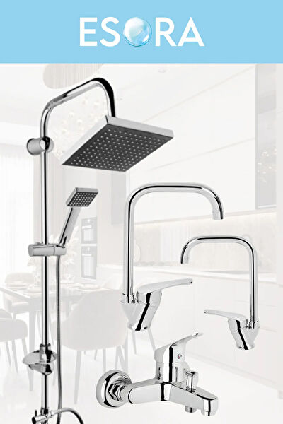 ESORA Duş Başlığı, Spirali, Seti