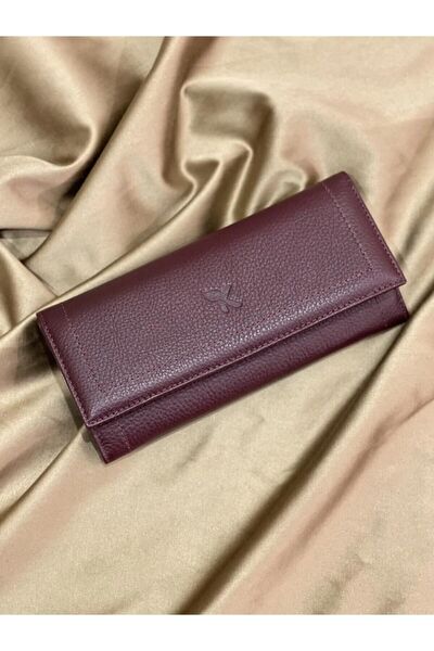 Karalı Deri Kadın Cüzdan