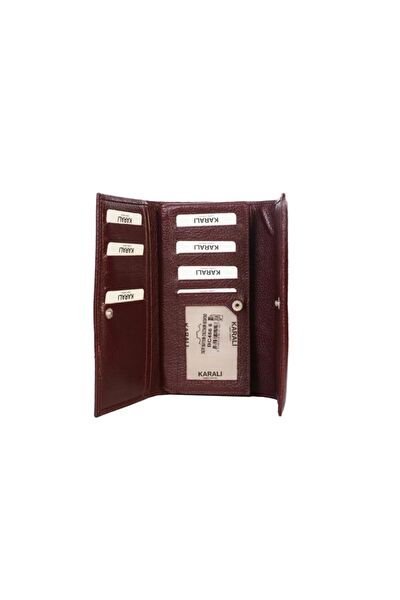 Karalı Deri Kadın Cüzdan