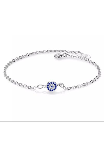 Eyelashes Silver Bileklik