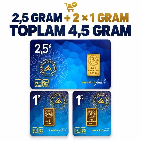 Ahlatcı Kuyumculuk Külçe, Gram Altın