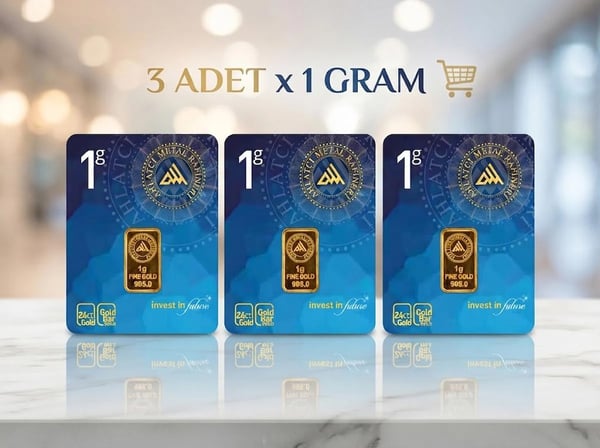 Ahlatcı Kuyumculuk Külçe, Gram Altın