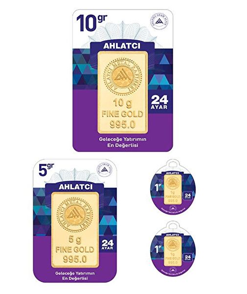 Ahlatcı Kuyumculuk Külçe, Gram Altın