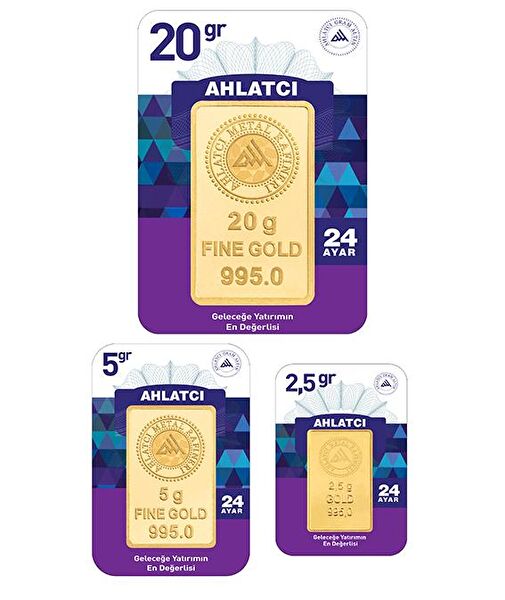 Ahlatcı Kuyumculuk Külçe, Gram Altın