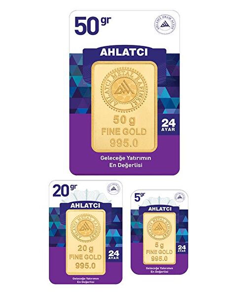 Ahlatcı Kuyumculuk Külçe, Gram Altın
