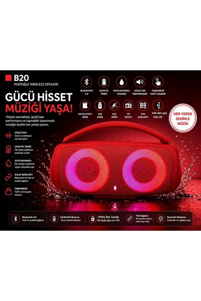 TASTECH Taşınabilir Hoparlör