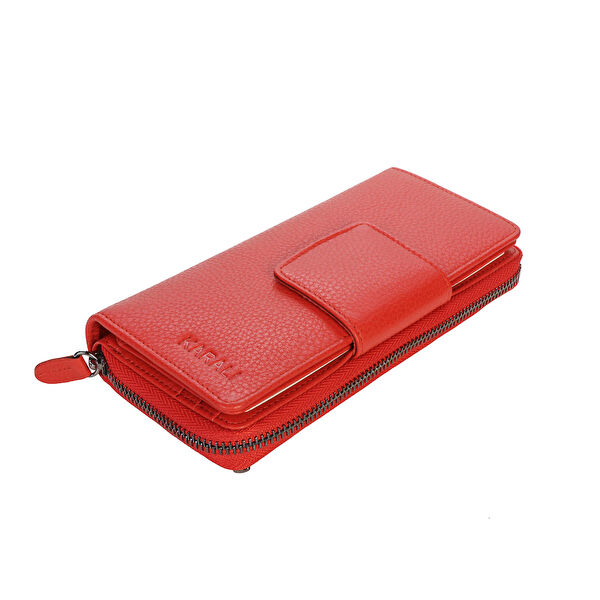 Karalı Deri Kadın Cüzdan
