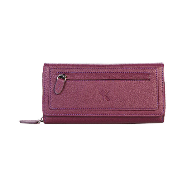 Karalı Deri Kadın Cüzdan