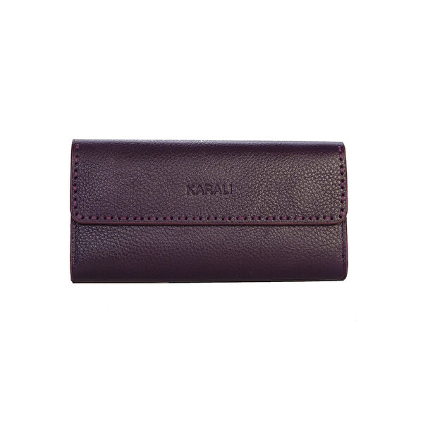 Karalı Deri Kadın Cüzdan