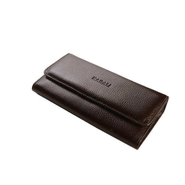 Karalı Deri Kadın Cüzdan