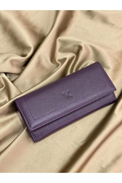 Karalı Deri Kadın Cüzdan