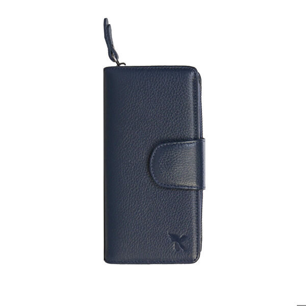 Karalı Deri Kadın Cüzdan