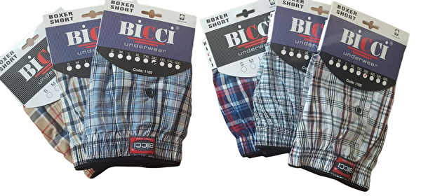 BİCCİ Erkek Boxer, Slip, Külot