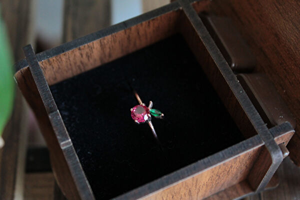 Besen Gümüş Kadın Yüzük