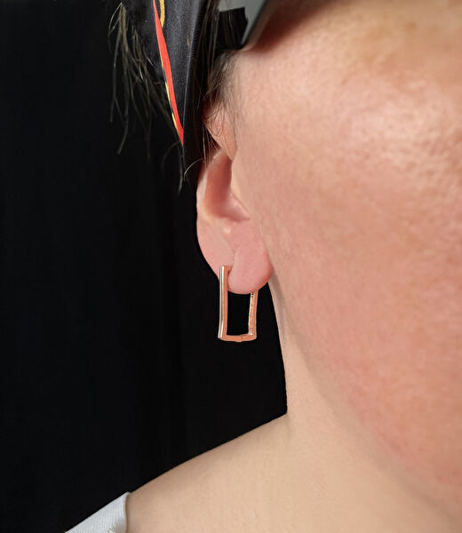 Besen Gümüş Küpe