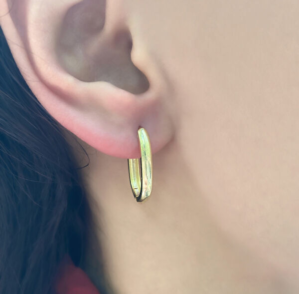 Besen Gümüş Küpe