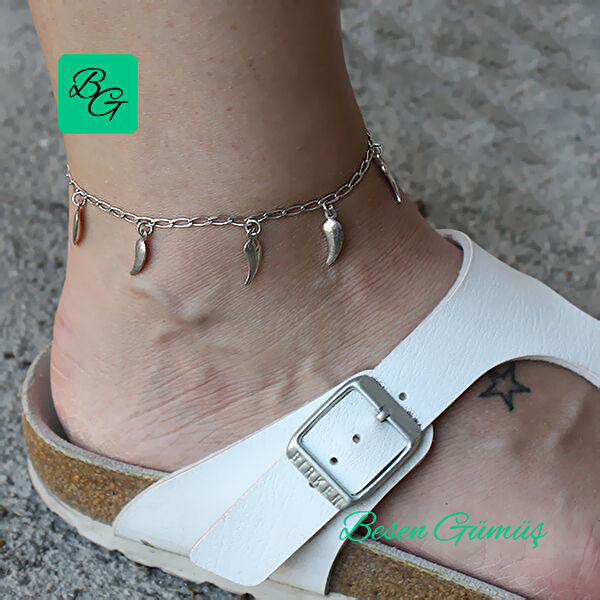 Besen Gümüş Halhal