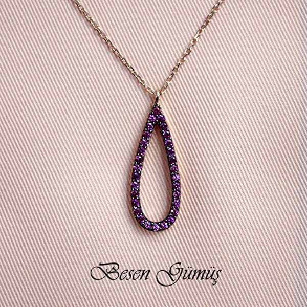 Besen Gümüş Kolye