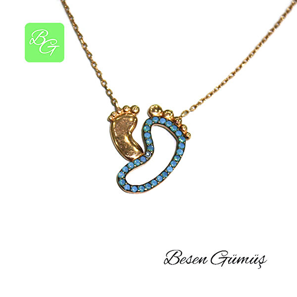 Besen Gümüş Kolye