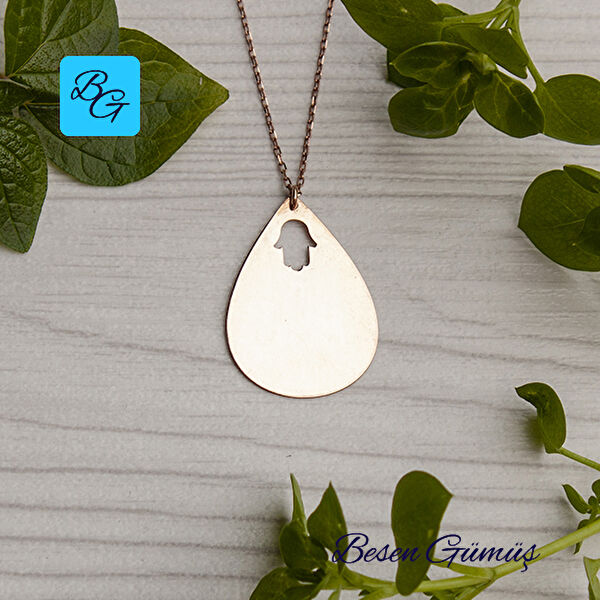 Besen Gümüş Kolye