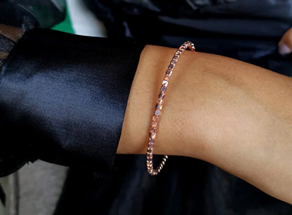 Safir Mücevher Altın Bileklik