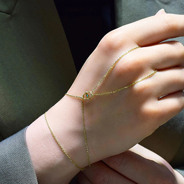 Lilarote Altın Bileklik