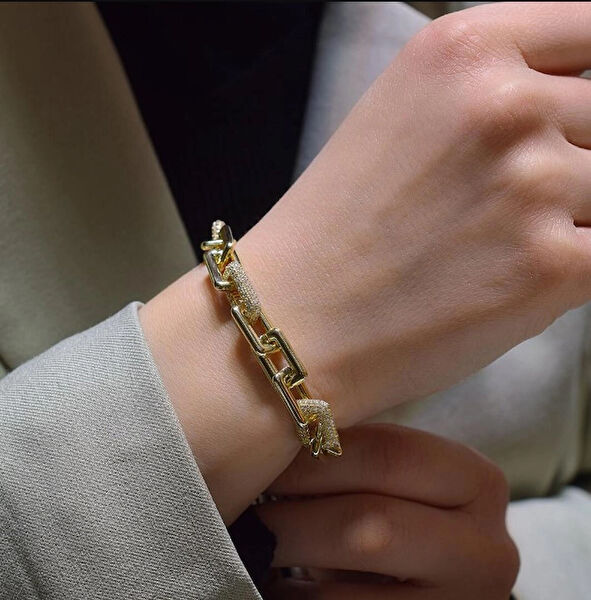 Lilarote Altın Bileklik