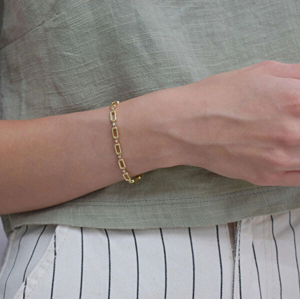 Lilarote Altın Bileklik