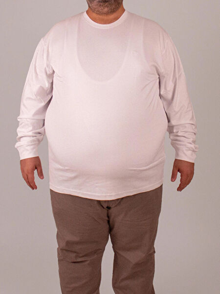 BOLDMAN Erkek Büyük Beden Sweatshirt