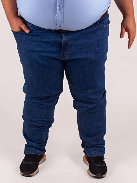 BOLDMAN Erkek Büyük Beden Kot Pantolon