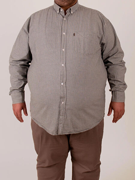 BOLDMAN Erkek Büyük Beden Gömlek