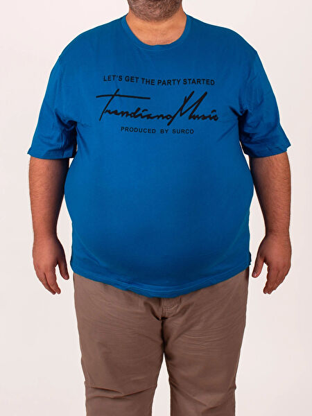 BOLDMAN Erkek Büyük Beden Tişört