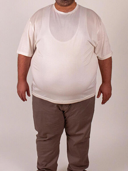 BOLDMAN Erkek Büyük Beden Tişört