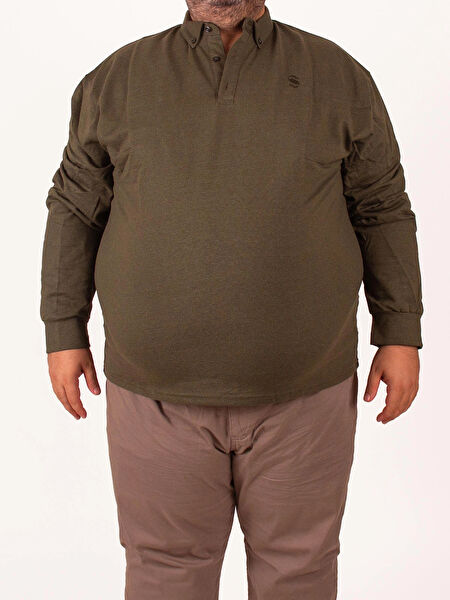 BOLDMAN Erkek Büyük Beden Sweatshirt