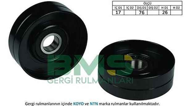 BMS Alternatör Rulmanı