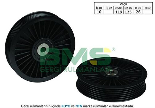 BMS Alternatör Rulmanı