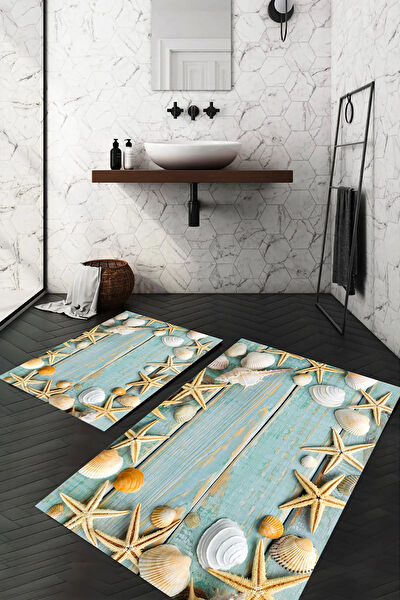 Carmine Carpet Banyo Paspası, Klozet Takımı