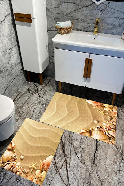 Carmine Carpet Banyo Paspası, Klozet Takımı