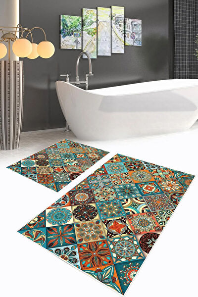 Carmine Carpet Banyo Paspası, Klozet Takımı
