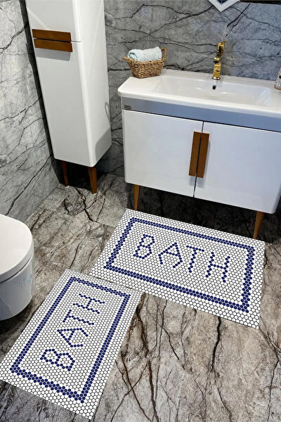 Carmine Carpet Banyo Paspası, Klozet Takımı