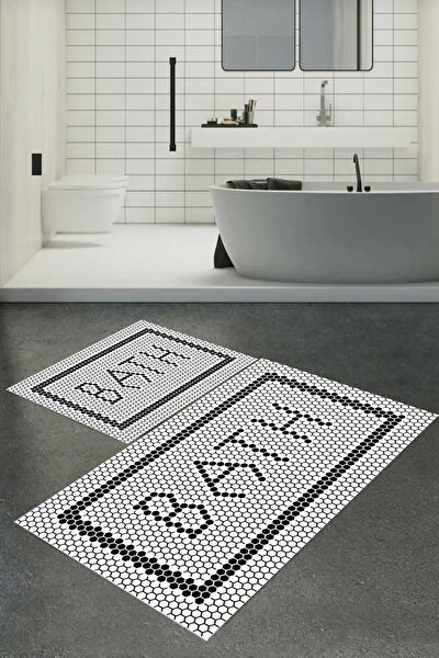 Carmine Carpet Banyo Paspası, Klozet Takımı