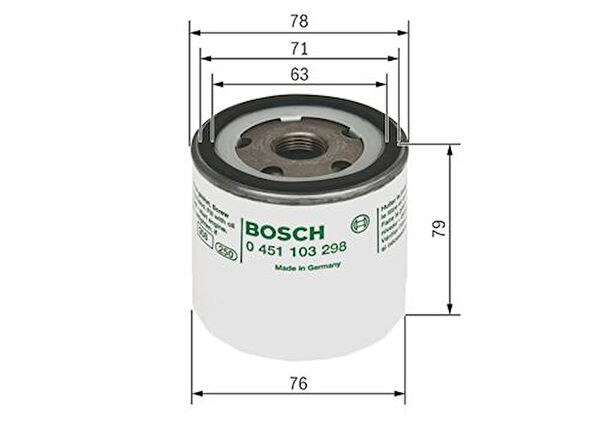 Bosch Yağ Filtreleri