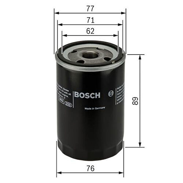 Bosch Yağ Filtreleri